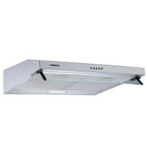 Viesta Vdu6080sr Unterbau-dunstabzugshaube 60 Cm Edelstahl Mit Glasschirm, Led-beleuchtung, 3 Stufen, Abluft- & Umluftfunktion, Energieklasse C