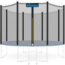 Kiduku Sólo Red De Seguridad Para Cama Elástica De Jardín Ø305 Cm - 6 Barras Red Protectora De Reemplazo (no Incluye Cama Elástica Completa)