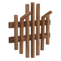 Mca Panneau Vestiaire Hhg-393, Patère Murale, Patère En Bois, Bois Massif 40 X 38 Cm, Chêne