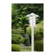 Brilliant - Potelet Exterior Terrence H90cm Acero - 1 Bombilla E27 Requerida