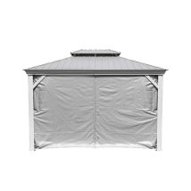 Rideaux pour pavillon Messina 12x16 – Largeur, Longueur, Forme, Matière de la structure, Surface – SOJAG