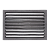 Griglia In Ghisa 20,6x30 Cm Per Areazione Per Stufe Camini Barbecue Base Di Appoggio Legna