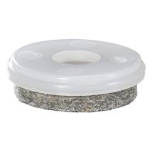 Quickclick Einsatz Möbelgleiter Ultrasoft Zum Eindrücken, Ø 20 Mm, Natur, 20 Stück - Wagner