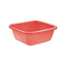 Bacinella Quadra - Specifiche: 30 X 30 H.12 Cm / 6 Lt - Azzurro