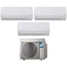Daikin Climatizzatore Condizionatore Daikin Trial Split Inverter Serie Siesta 9+9+12 Con 3amxf52a R-32 Wi-fi Optional 9000+9000+12000