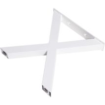 Dieda Bankgestell X-form Weiß Maße (l X B X H) 420 X 400 X 70 Mm Tischbeine