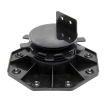 Wiltec Plots De Terrasse – Charge 2700 Kg – Hauteur Réglable 33-64 Mm – En Pp – Pieds De Support Pour Lames Dalles Lambourdes