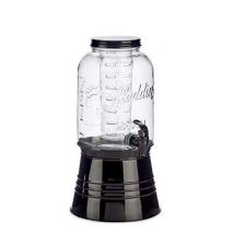 Jarra De Cristal Transparente Vivalto Enfriador Grifo Plástico 3800 Ml