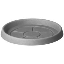 Soucoupe ronde 37 cm – Cappuccino – Longueur : 37 cm, Largeur : 37 cm, Forme : Ronde, Matières : Polymère – Teraplast