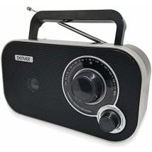 Denver Electronics - Denver Radio Tr-51black Mit Analoger Fm-abstimmung, Netz- Oder Batteriebetrieben, Schwarz