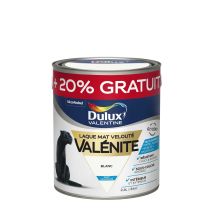 [promo] Peinture Laque Valénite Mat Blanc 2 L + 20 % Gratuit - Dulux Valentine