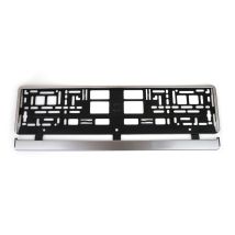 Kennzeichenhalter Aus Gebürstetem Silber Amio-01646