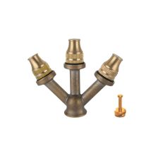 Conjunto trifásico con tornillo de latón – Doble chorro – Hembra – Accesorio para pulverizadores manuales