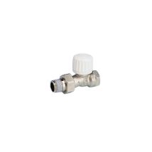 Pettinaroli – Rubinetto termostatico diritto 15x21 (1/2") – Diametro filettatura: 15x21, Lunghezza: 81 mm, Limite pressione: 10 bar