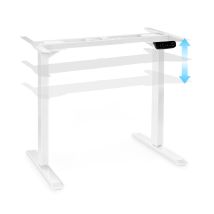Bureau Assis Debout Électrique Réglable En Hauteur 62-128 Cm – Largeur Ajustable 110-170 Cm – Capacité 100 Kg – Panneau De Commande Tactile – 