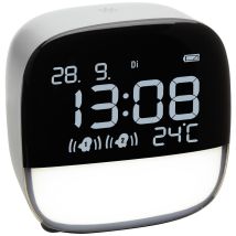 Tfa - Dostmann 60.2034.02 Quarz Wecker Weiß Alarmzeiten 2