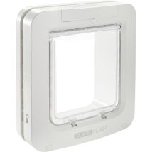 Sureflap Mikrochip Pet Door Haustierklappe Weiß 1 St.