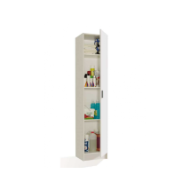 Altri - Armadio Portascope 37x37x180h Cm Con 1 Anta Bianco Opaco - Giacinto