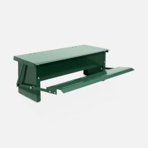 Alice's Garden - Comedero Automático Para Gallinas 5kg, Comedero Para Pollos, Verde, 51x35x18.5 Cm