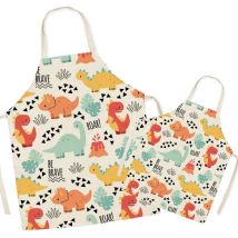 Linen Kitchen Apron For Parents And Children