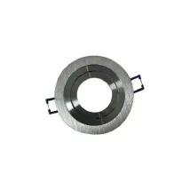 Prolux Udl-1r – Spot-ausrichtbares Encastré Rond + Douille Gu10 – Aluminium – 0129060103