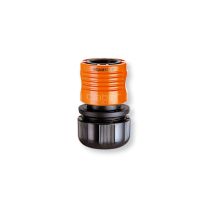 Claber – Conector automático quick-click 1/2" – Incluye portagomma y aquastop