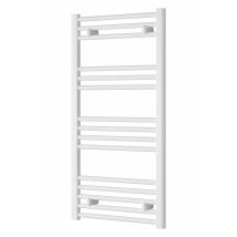 Reina Capo White Electric Towel Rail 1000mm High X 600mm Wide (+ Chrome Thermostatic Touch Element)