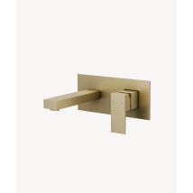 Miscelatore Monocomando Da Incasso Per Lavabo Oro Spazzolato - Sirius
