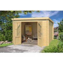 Woodtex - Atlanta-log Cabin, Wooden Garden Room, Timber Summerhouse, Home Office - L312 X W258.7 X H210.9 Cm