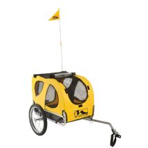 M-wave Stalwart Remolque Plegable Amarillo Para Perro 30 Kg