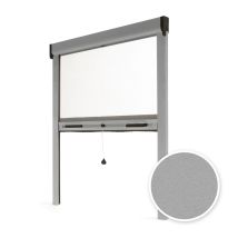 Store Moustiquaire Luxe Gris Texturé 7038 H160 X L125