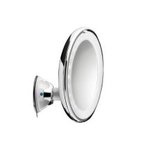 Specchio per trucco SIMAC 224 – Ingrandimento 10X – Illuminazione LED – 360° orientabile – 175mm x 73mm x 200mm