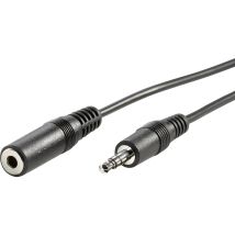 Value 11.99.4352 Klinke Audio Verlängerungskabel [1x Klinkenstecker 3.5 Mm - 1x Klinkenbuchse 3.5 Mm