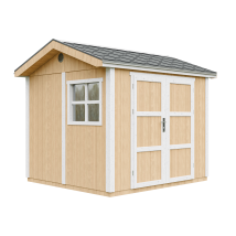 Gartenhaus Premium Qualität 5,9 M² - H252x250x294 Cm - Aufbau Von Lp Smartside Panels – Mit Boden Und Bitumenfliesen – Timbela M913a-harvest Honey