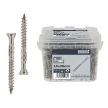 Helpmate - Terrassenschr. 5,0x 60 A2 2bits T25 Sk 500 Stück