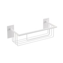 Cosmic - Shower Basket White Matte Adhesive Measures 10 X 12 X 30.5 Cm