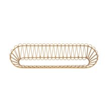 Estante De Pared De Metal Y Ratán Estilo Boho Chic Panama