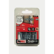 Tarugo Molly 4x59mm + Tornillo M4 C/10 Carcasa - Molly