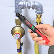 Gasmelder Ultrixe Gasleckdetektor Mit Visuellem Und Akustischem Alarm Tragbarer Gasdetektor Zum Aufspüren Von Brennbaren Gasleckquellen Wie Methan, 