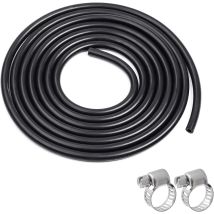 Manguera De Silicona De 4 M, Manguera De Silicona, Manguera De Gasolina De 4 Mm, Manguera De Refrigeración, Manguera Turbo, Con 2 Abrazaderas, 