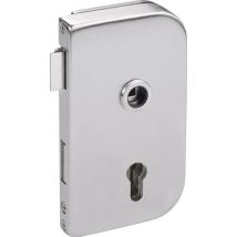 Cerradura de puerta de cristal 6033 – Acero inoxidable – Hermat