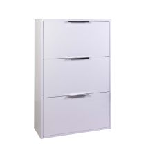 Composad - Kit Scarpiera 3r. Laccato Bianco 65x25x100 Pz 1,0