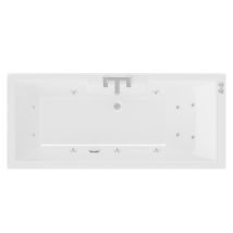Legend Baths - Legend 1700mm X 750mm Left Hand 12 Jet Chrome V-tec Single Ended Whirlpool Bath