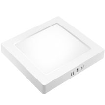 Downlight Led Superficie Quadrata (24w 6500k 2640lm) Ip20 28,5x28,5cm Colore Bianco