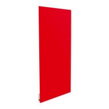 Radiateur Electrique Mural Rayonnant Extra Plat 750w En Verre Rouge