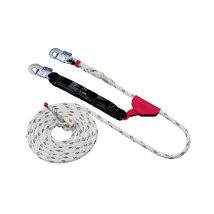 VIVAHOGAR – Dispositivo anticaduta mobile con ammortizzatore – Fune 16mm – Norma EN353-2 – Lunghezza 10m