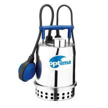 Pompe immergée EBARA OPTIMA – Monophasée 230V – Acier inoxydable AISI 304 – Débit max, 5 m de hauteur de refoulement
