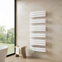 Heilmetz - Sèche-serviette Eau Chaude Radiateur Sèche-serviettes Eau Chaude, Plates Ouverture Latérale, Blanc 1385x600mm 798w