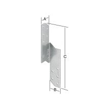 Vormann - Ancrage De Panne Spa 33x250 Galvanisé À Gauche. Ce (par 20)