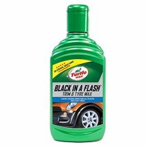 Cera limpiadora para coche Turtle Wax – 300ml – Brillo para plásticos – Producto de limpieza exterior